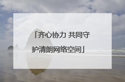 齐心协力 共同守护清朗网络空间